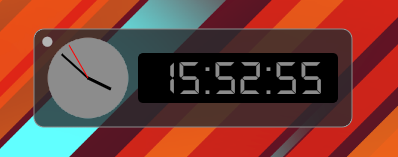 开源 免费 绿色 免安装 Rust Clock v0.20 – 每半小时弹出一次的桌面时钟